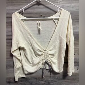 NWOT By Anthropologie Sabrina Cinched Top